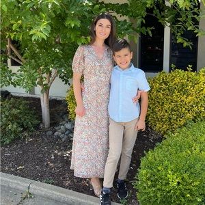 Chelsea flowers dress